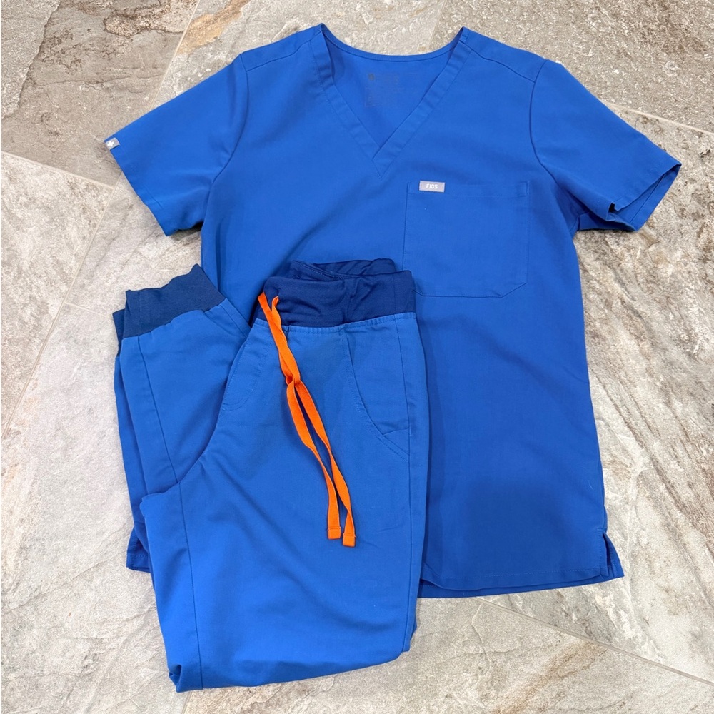 FIGS Alps Blue small petite set